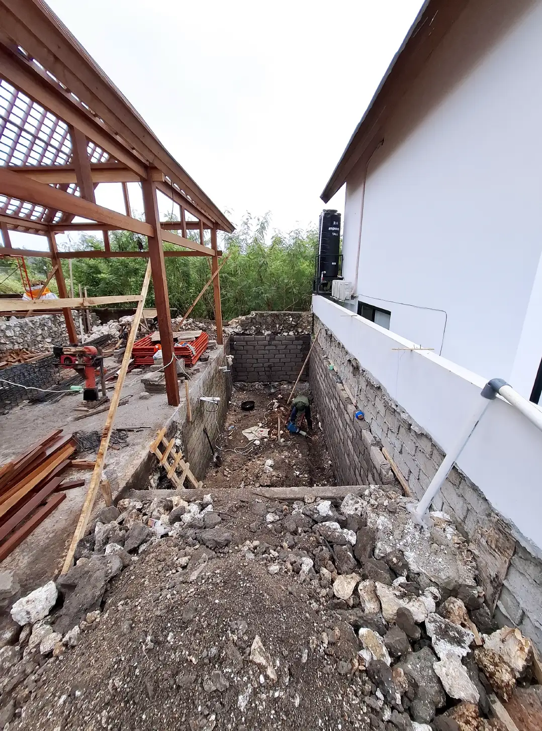 Villa 2 ( Form Work Pool and Pump Room )