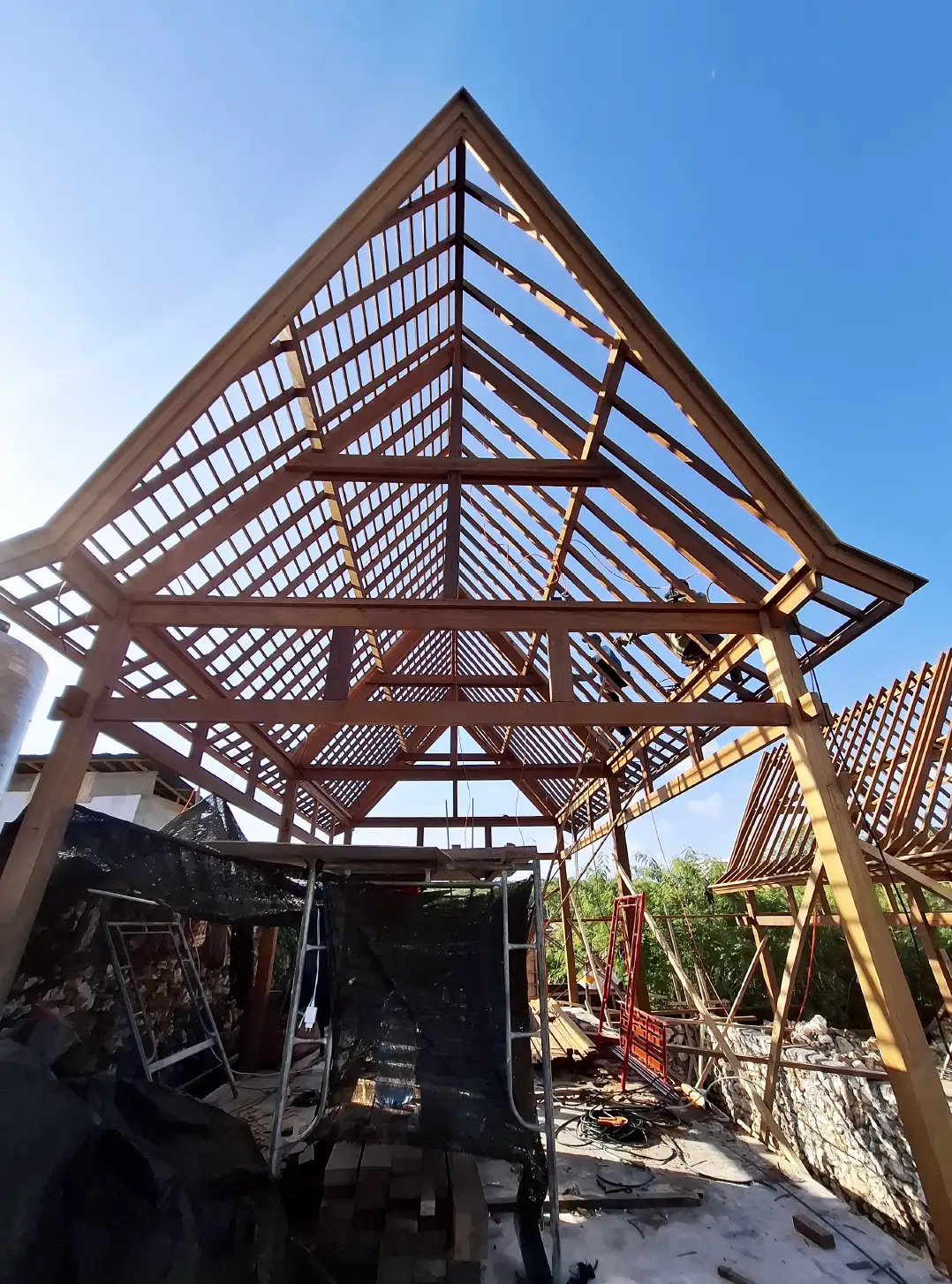 Villa 1 (Instalation Rafter and Electrical Work)