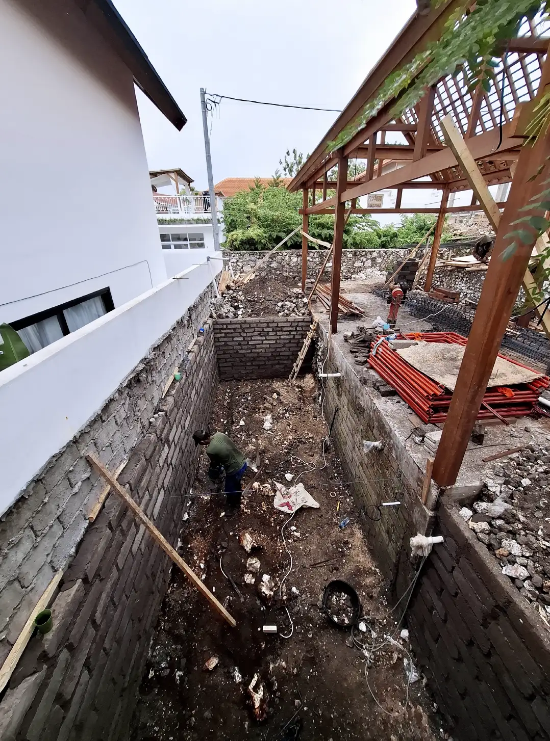 Villa 2 ( Form Work Pool and Pump Room )