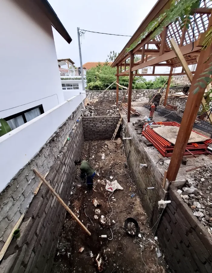 Villa 2 ( Form Work Pool and Pump Room )