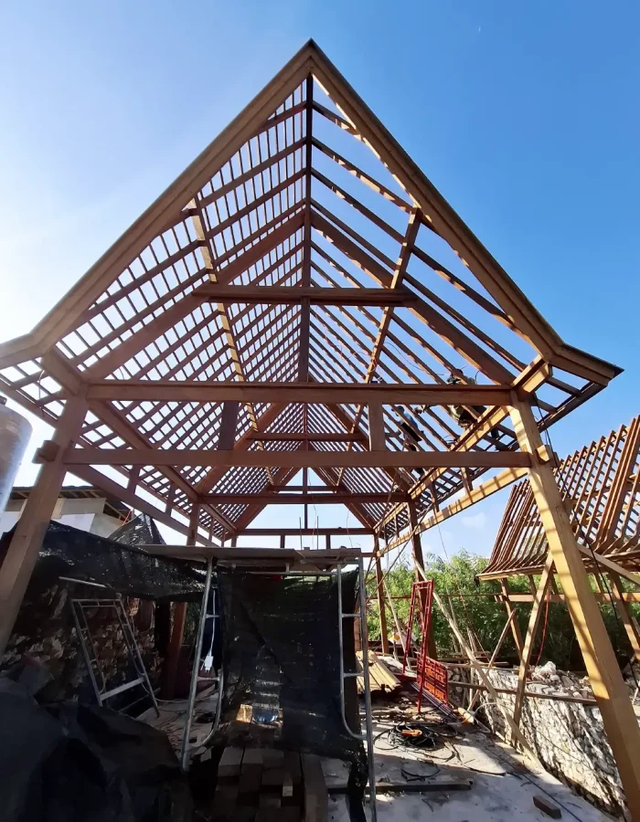 Villa 1 (Instalation Rafter and Electrical Work)