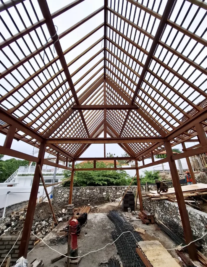 Villa 2 ( Instalation Rafter Roof )
